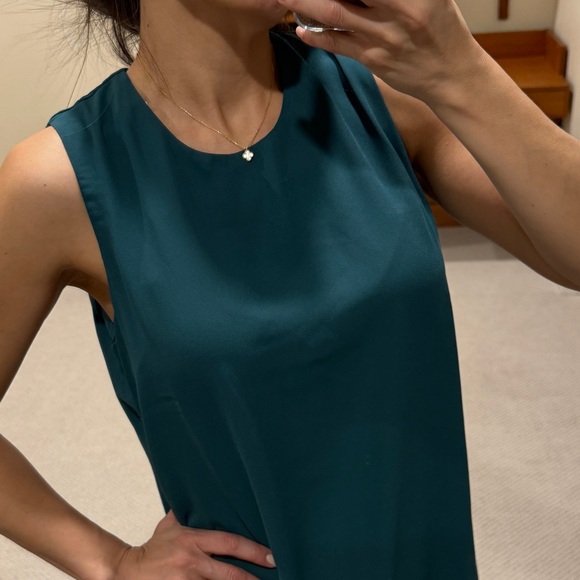 New! REVOLVE Green Sleeveless Shift Dress - Picture 3 of 13